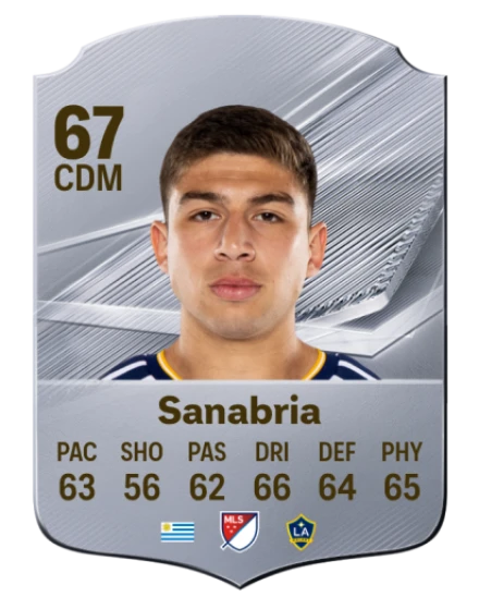 Sanabria 67 Silver CDM FC 27 card