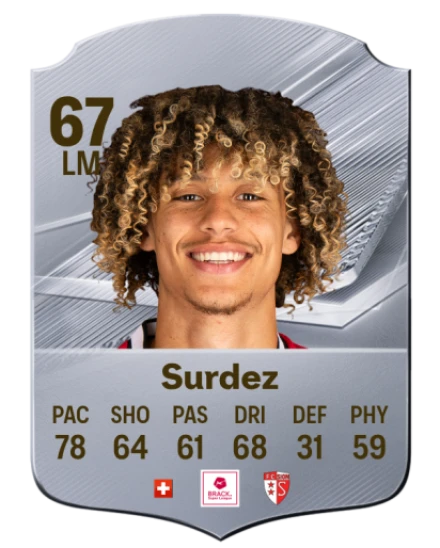 Surdez 67 Silver LM FC 27 card
