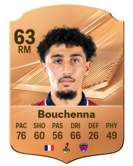 Bouchenna 63 Bronze RM FC 27 card