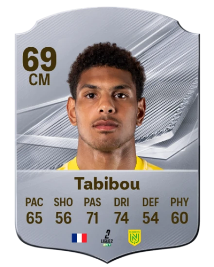 Tabibou 69 Silver CM FC 27 card