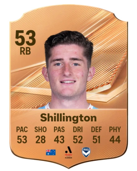 Shillington 53 Bronze RB FC 27 card