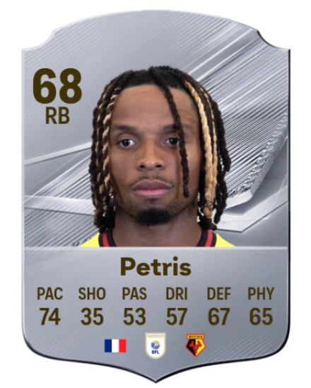 Petris 68 Rare RB FC 26 card