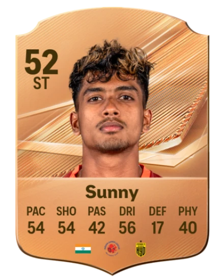 Sunny 52 Common ST FC 26 card