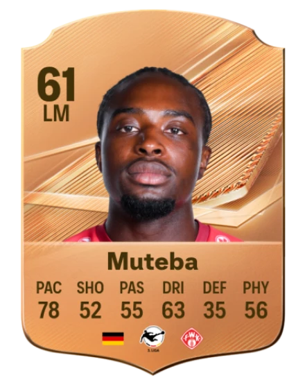Muteba 61 Bronze LM FC 27 card