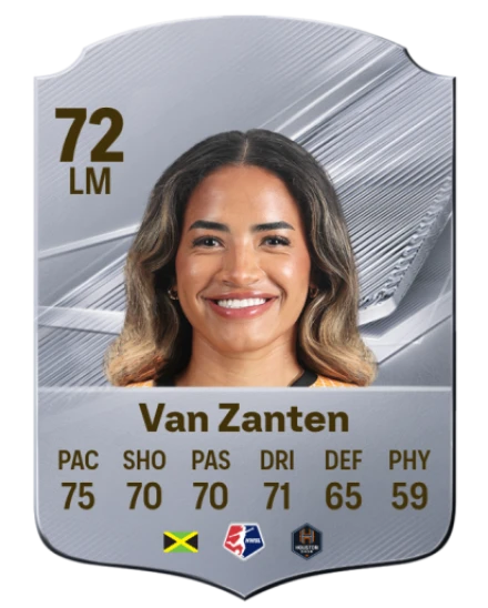 Van Zanten 72 Common LM FC 26 card