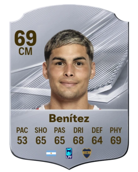 Benítez 69 Silver CM FC 27 card