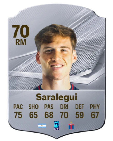 Saralegui 70 Common RM FC 26 card
