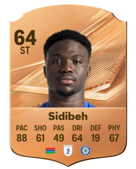 Sidibeh 64 Common ST FC 26 card