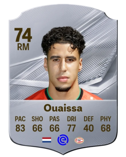 Ouaissa 74 Rare RM FC 26 card