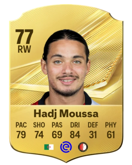 Hadj Moussa 77 Common RW FC 26 card