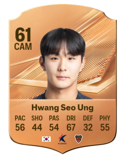 Hwang Seo Ung 61 Common CAM FC 26 card