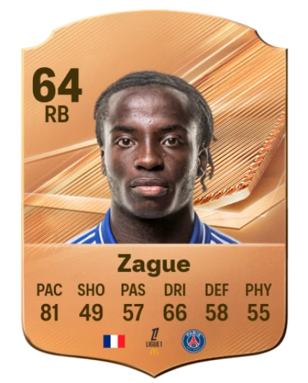 Zague 64 Bronze RB FC 27 card