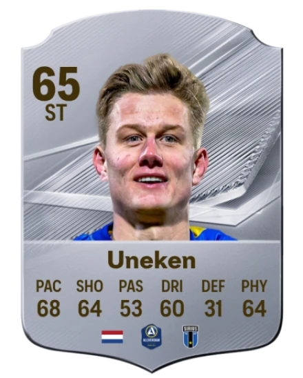 Uneken 65 Silver ST FC 27 card