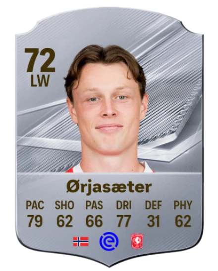 Ørjasæter 72 Common LW FC 26 card