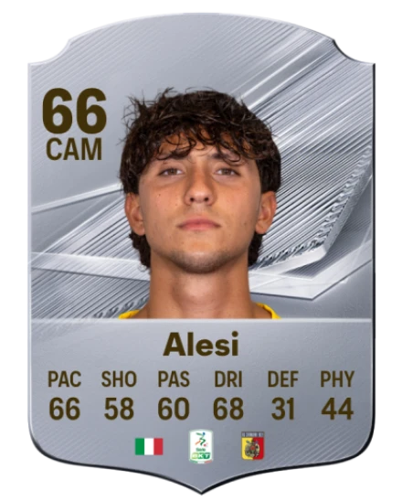 Alesi 66 Silver CAM FC 27 card