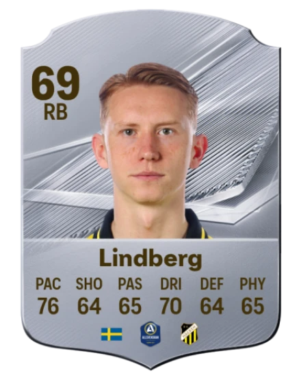 Lindberg 69 Common RB FC 26 card