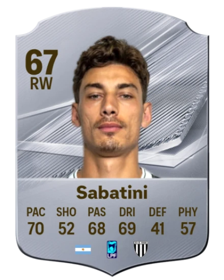 Sabatini 67 Common RW FC 26 card