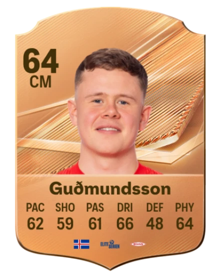 Guðmundsson 64 Bronze CM FC 27 card
