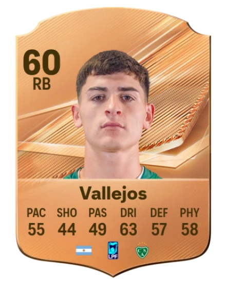 Vallejos 60 Bronze RB FC 27 card