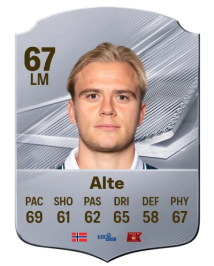 Alte 67 Rare LM FC 26 card
