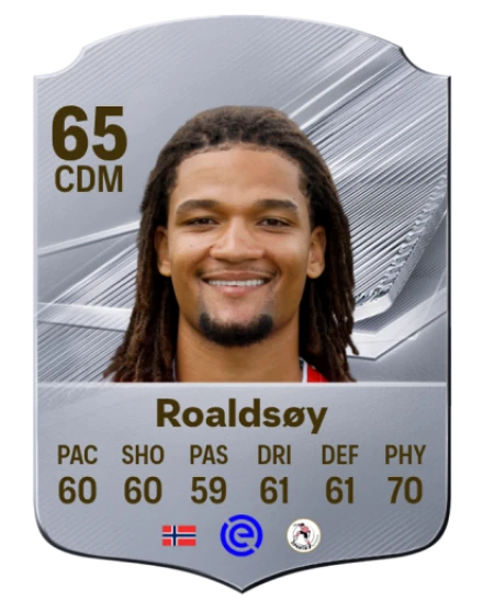 Roaldsøy 65 Silver CDM FC 27 card