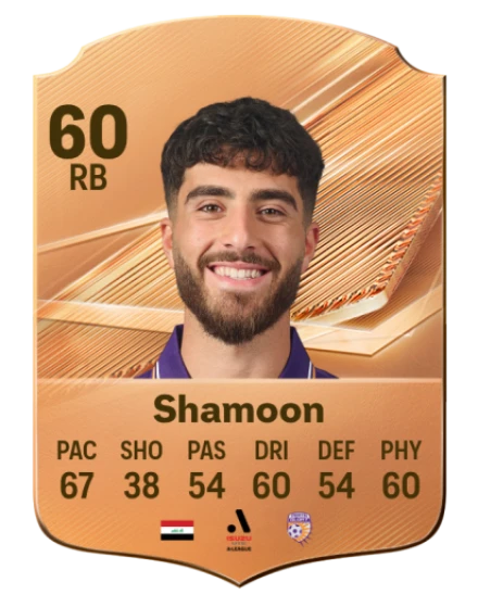 Shamoon 60 Common RB FC 26 card
