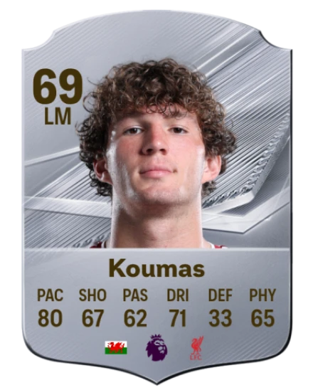 Koumas 69 Common LM FC 26 card