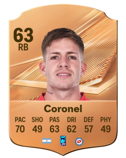 Coronel 63 Bronze RB FC 27 card