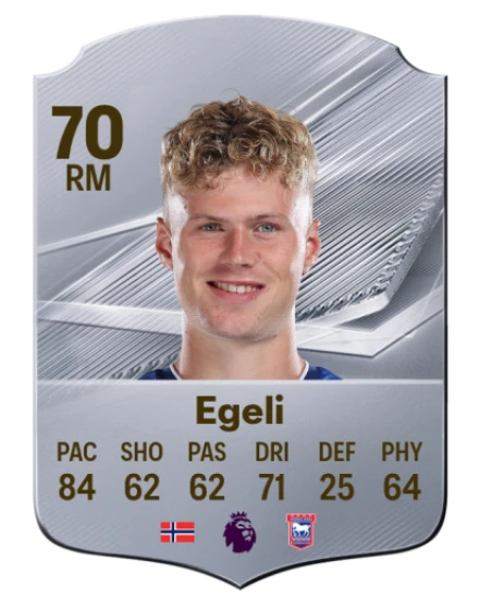 Egeli 70 Silver RM FC 27 card