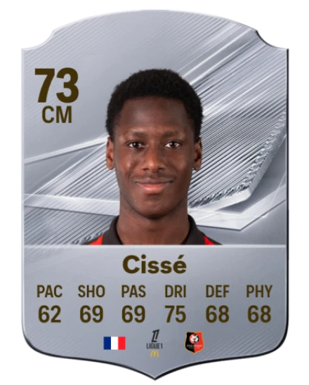 Cissé 73 Silver CM FC 27 card