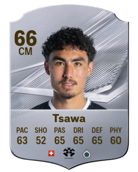 Tsawa 66 Silver CM FC 27 card