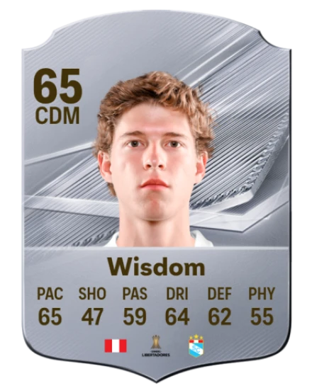 Wisdom 65 Silver CDM FC 27 card