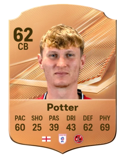Potter 62 Common CB FC 26 card