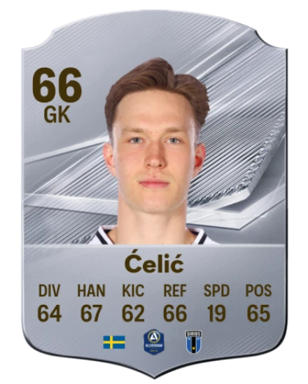 Ćelić 66 Common GK FC 26 card