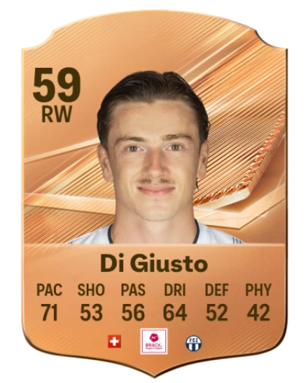 Di Giusto 59 Bronze RW FC 27 card