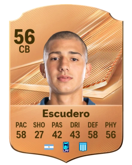 Escudero 56 Bronze CB FC 27 card