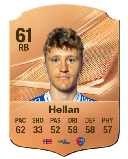 Hellan 61 Bronze RB FC 27 card