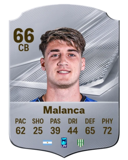 Malanca 66 Silver CB FC 27 card