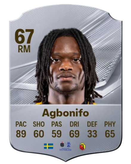 Agbonifo 67 Common RM FC 26 card