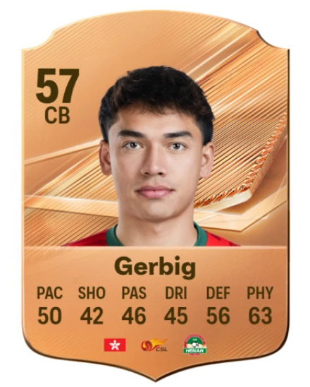 Gerbig 57 Bronze CB FC 27 card