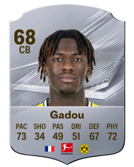 Gadou 68 Silver CB FC 27 card