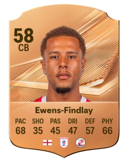 Ewens-Findlay 58 Bronze CB FC 27 card