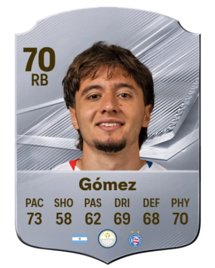 Gómez 70 Silver RB FC 27 card