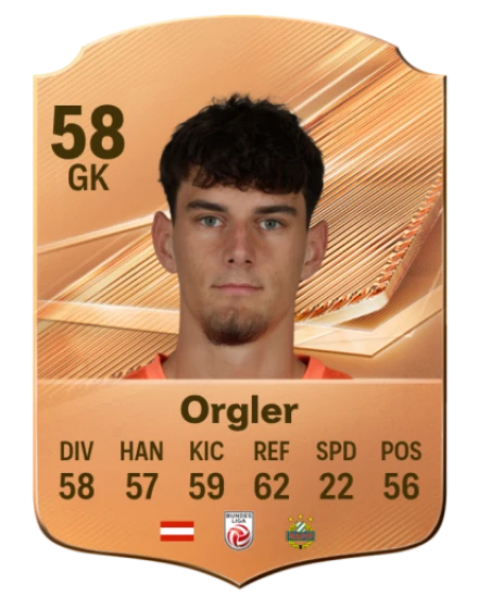 Orgler 58 Bronze GK FC 27 card