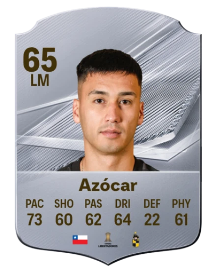 Azócar 65 Silver LM FC 27 card