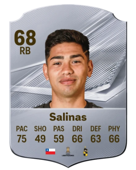 Salinas 68 Common RB FC 26 card