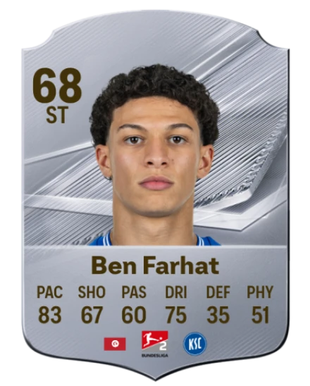 Ben Farhat 68 Common ST FC 26 card