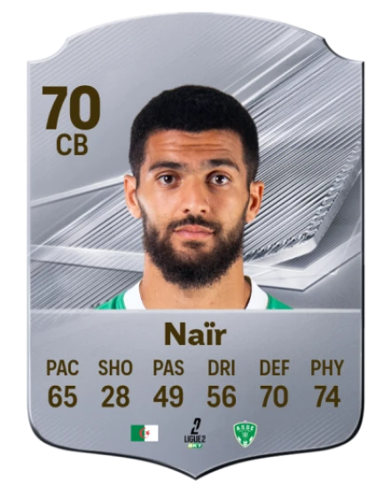 Naïr 70 Silver CB FC 27 card