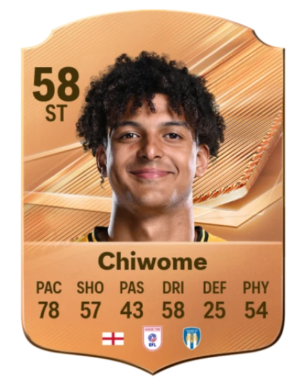 Chiwome 58 Bronze ST FC 27 card