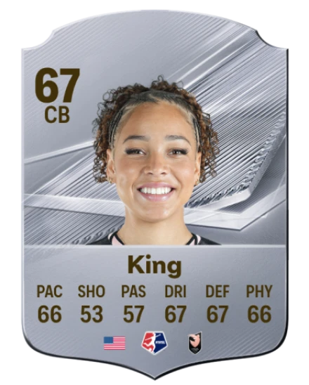 King 67 Silver CB FC 27 card